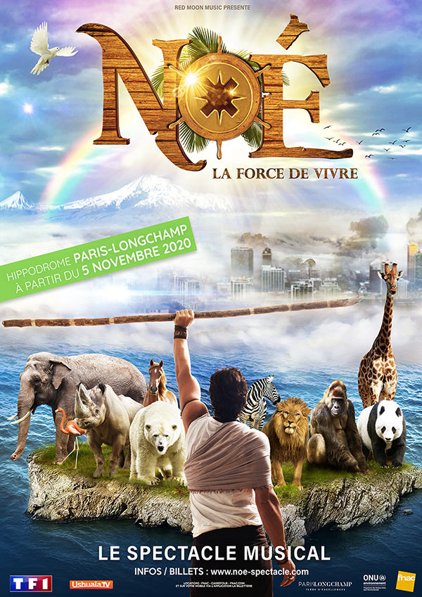 Noé La comédie musicale à l'Hippodrome de Longchamp en novembre 2021
